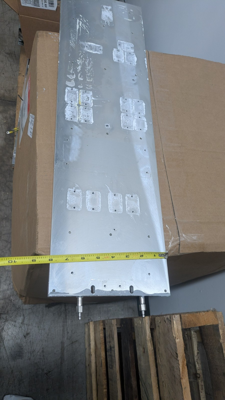 Aluminum Water Cooled Cooling Plate Kit Heat Sink Thermal Dissipation