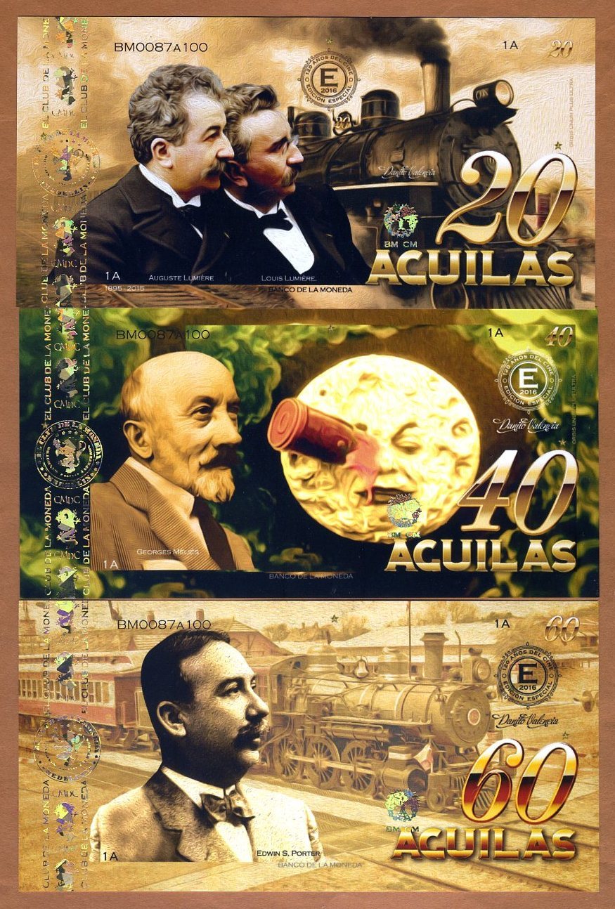 POLYMER SET El Club De La Moneda 20;40;60 Acuilas 2016 Giants of Cinema, Limited