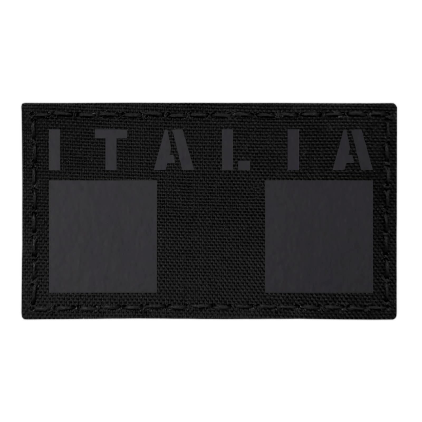 bandiera Italia IR Italy flag blackout tactical morale IFF 2x3 5 infrared patch