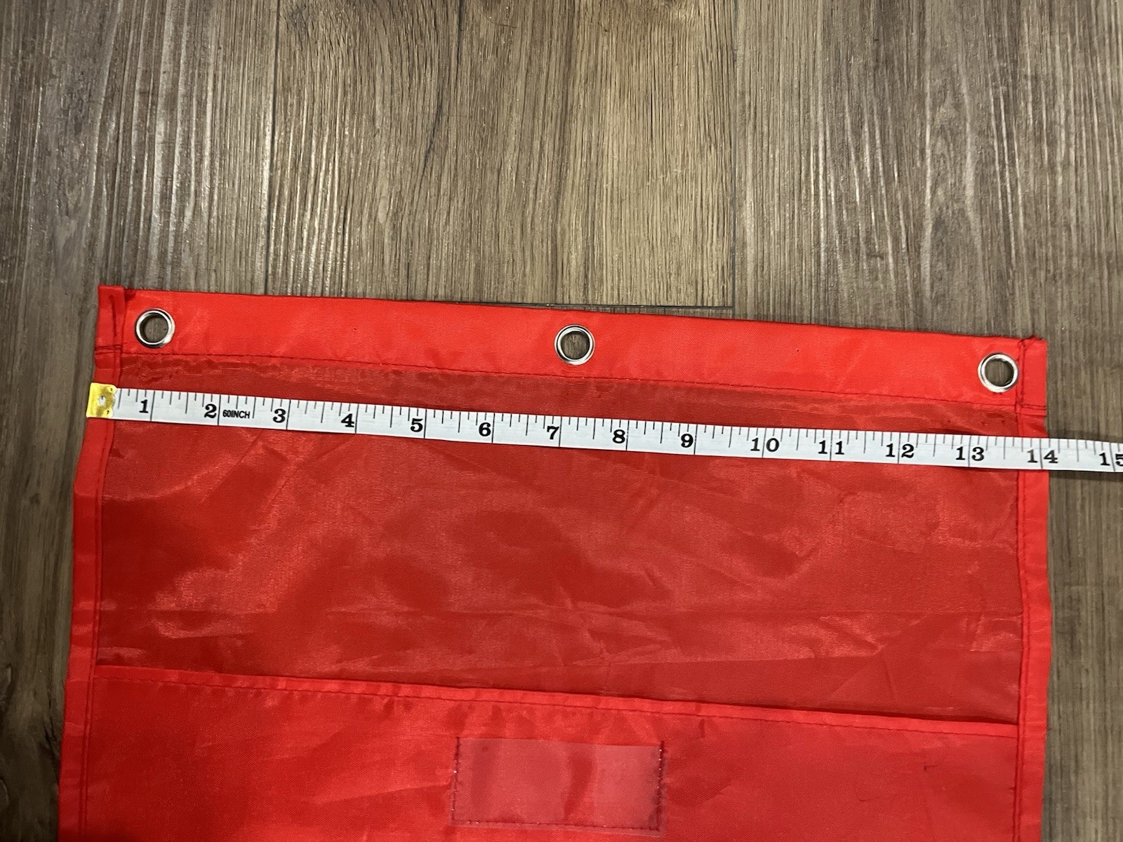 12-Pocket Hanging File Pocket Chart Red Classroom Teacher