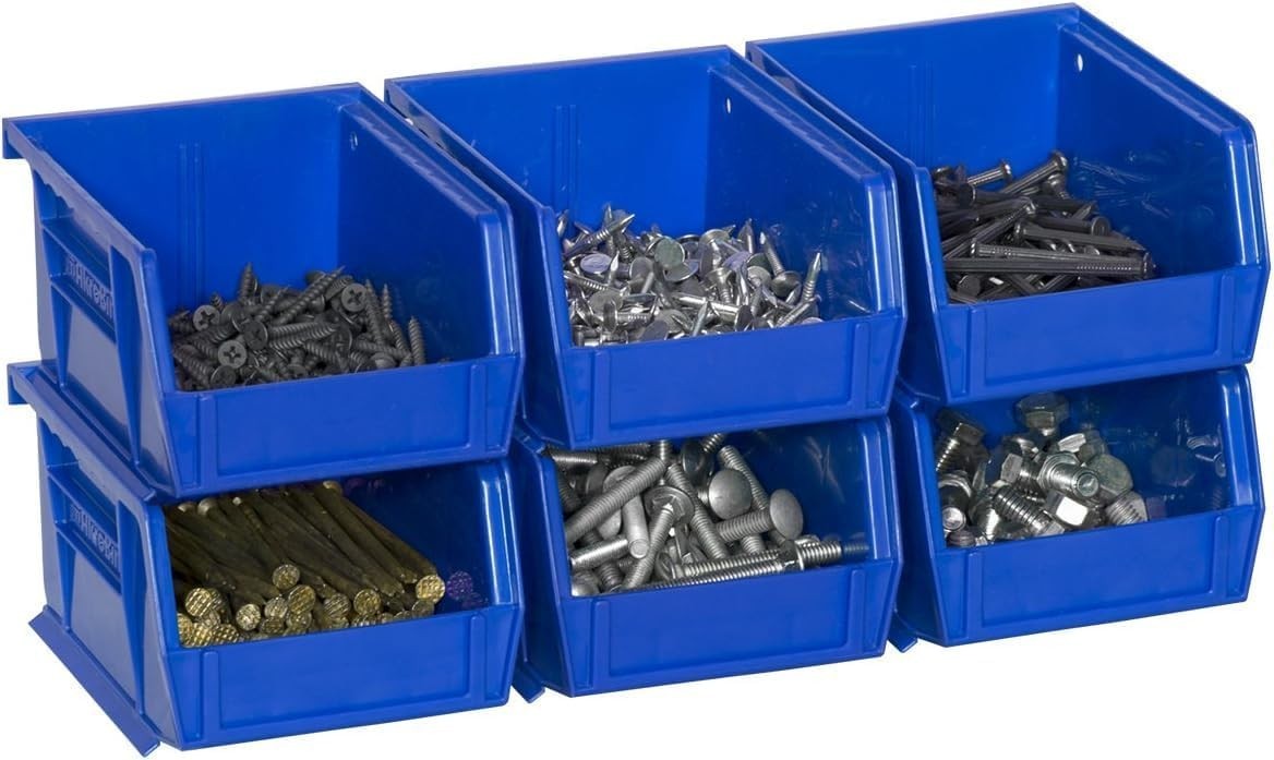 30210 AkroBins Plastic Storage Bins, Space-Saving Stackable Bins for Garage, ...