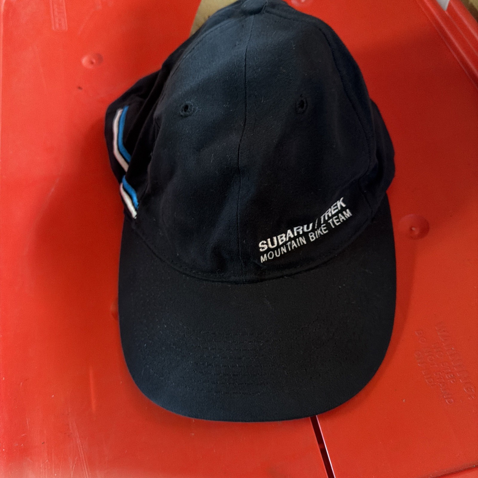 Subaru Trek Pro Mountain Bike Team Bontrager Baseball Cap L/XL Black