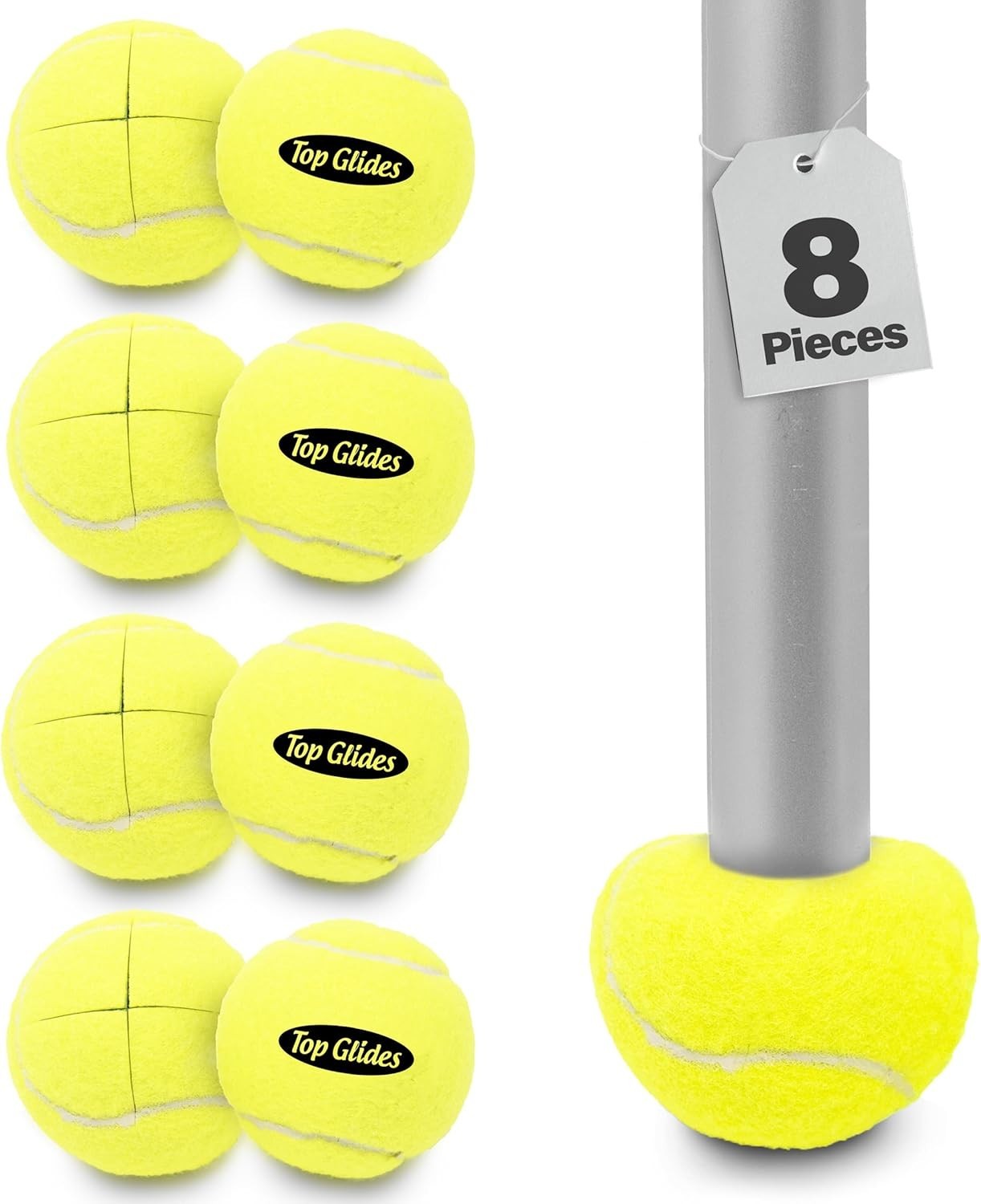 Precut Walker Tennis Ball Glides