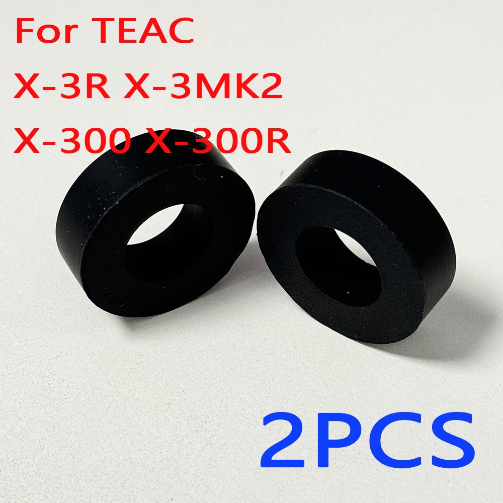 2pcs PINCH ROLLER TIRE FIT for TEAC X-3R X-3MK2 X-300 X-300R Reel Player Rubber