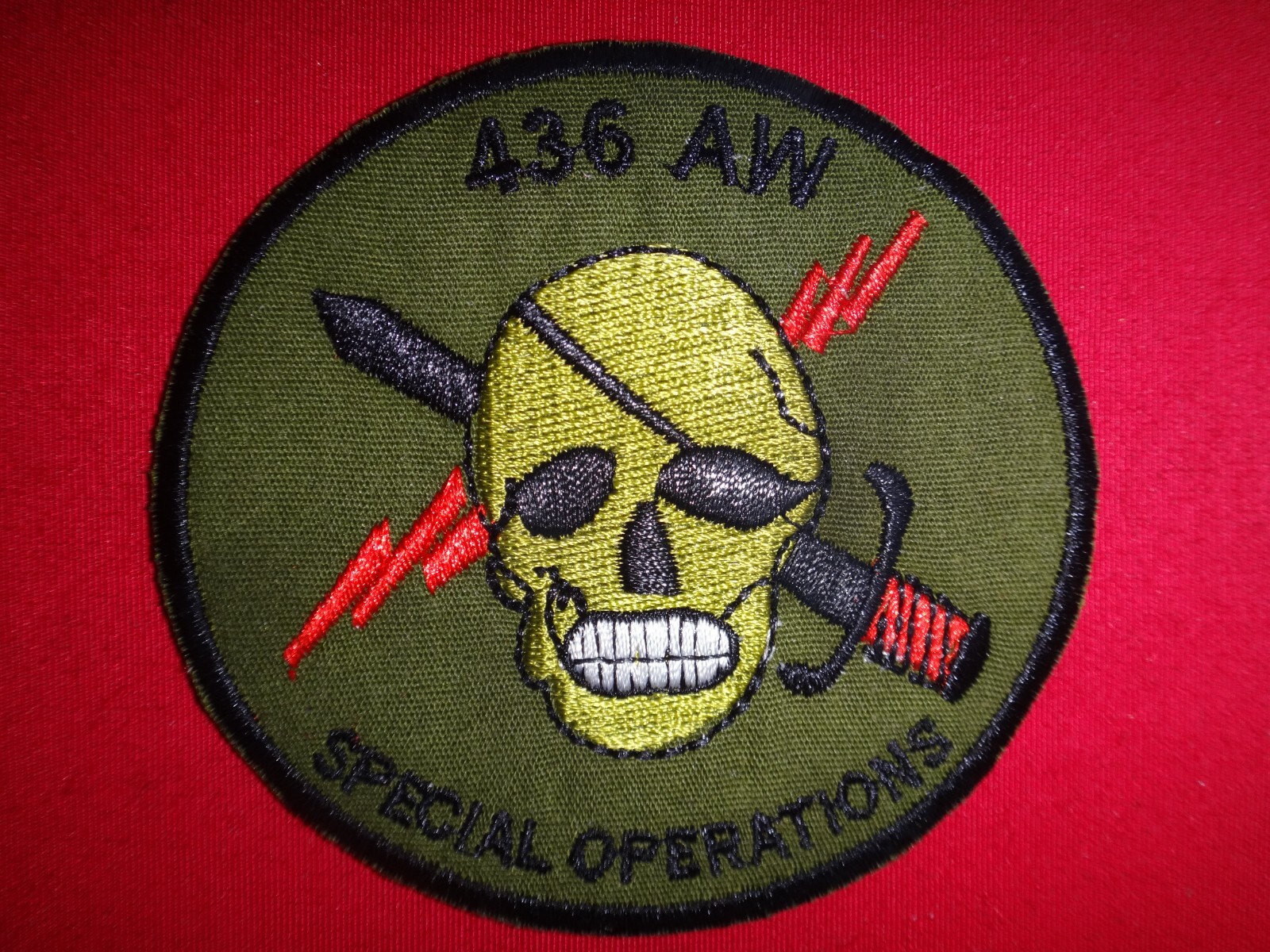 USAF 436th Airlift Wing SPECIAL OPERATIONS Vietnam War Subdued Patch