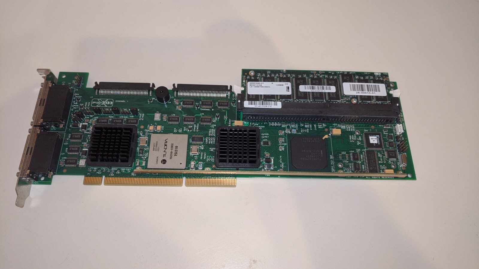 LSI MegaRAID 320-4x 4-Channel 133MHz PCI-X Ultra320 SCSI RAID Controller
