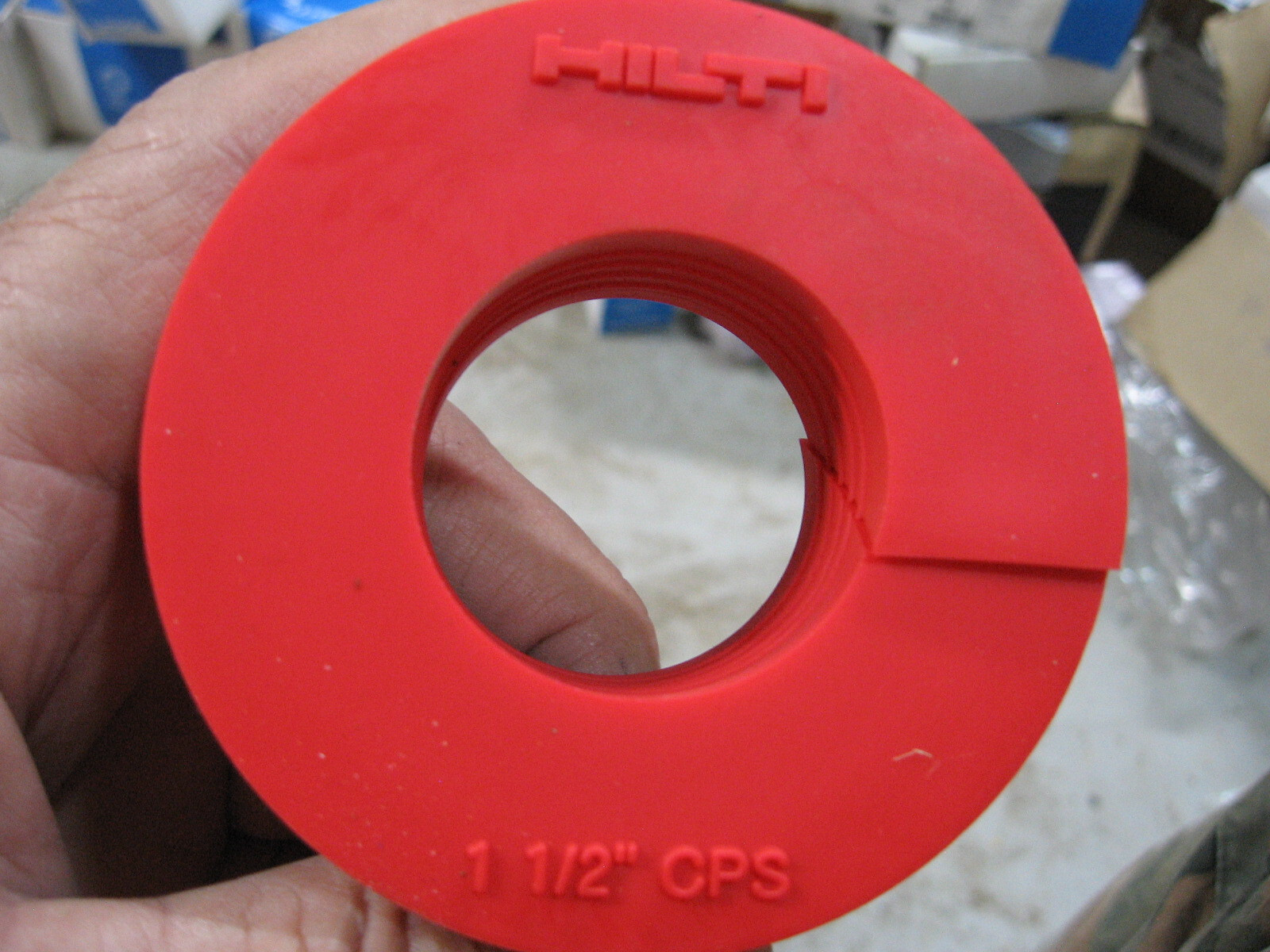 10 each   HILTI 3425406  1-1/2" CPS TOP SEAL  FIRE STOP FIRE PROTECTION