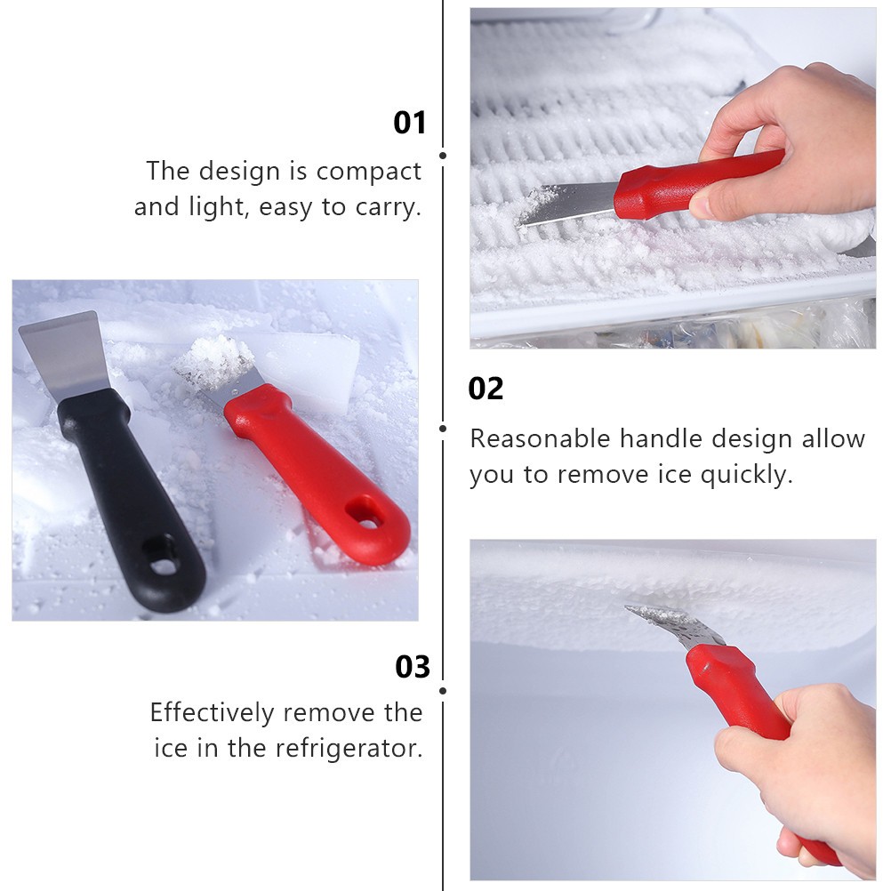 4 PCS Freezer Kitchen Cleaning Spatula Multifunctional Snow Removal Tool