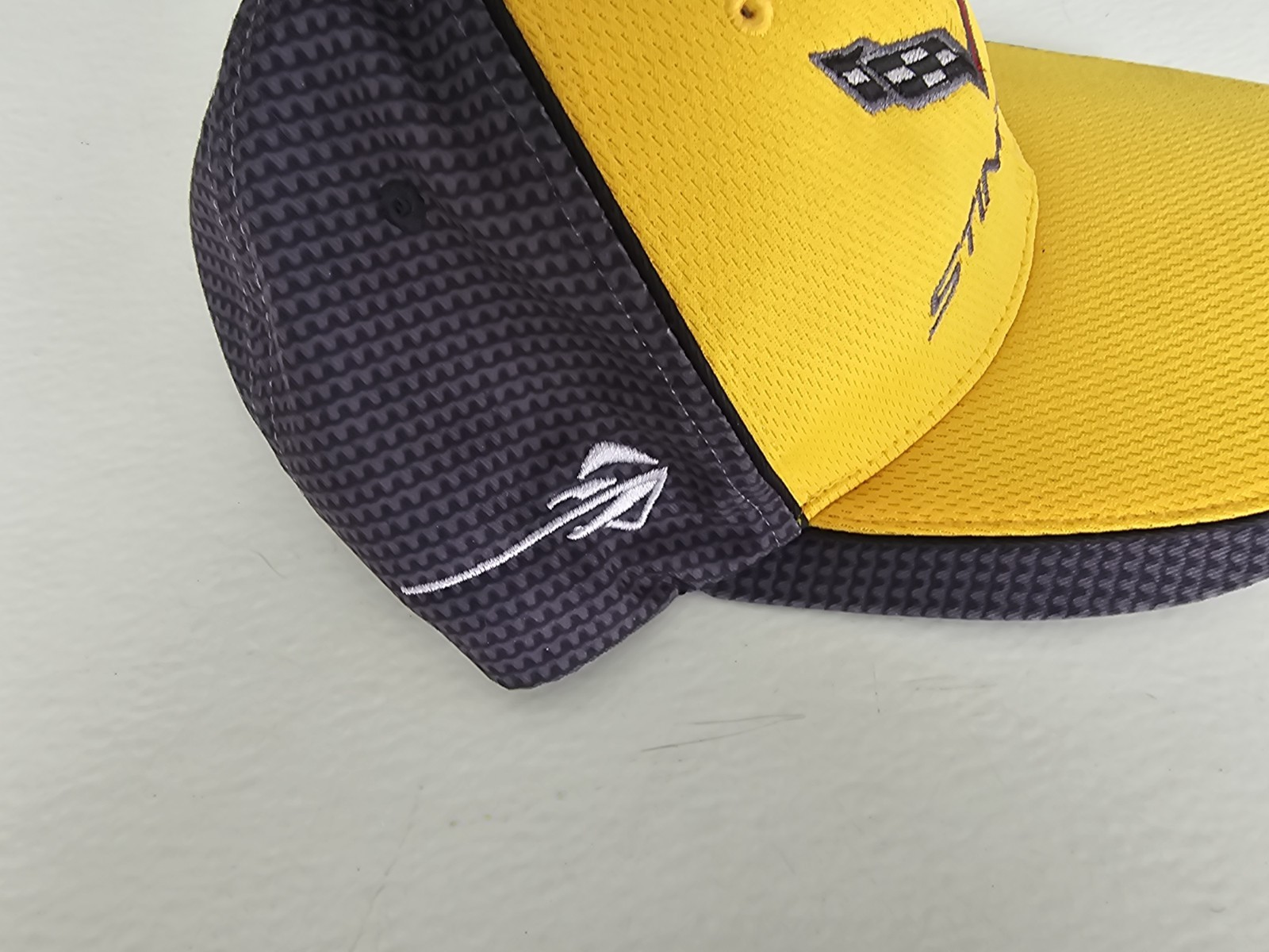 C7 Corvette Stingray Hat Carbon Fiber Look Adjustable Hook N Loop A9