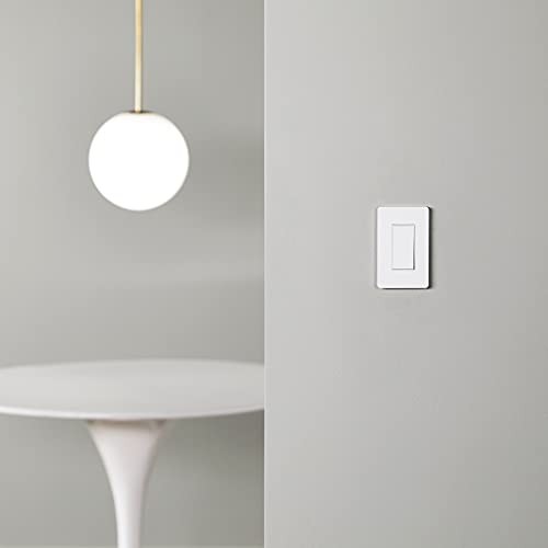 Amazon Basics Smart Switch, Single Pole, Works ‎2.91 x 1.62 x 4.65 in, White