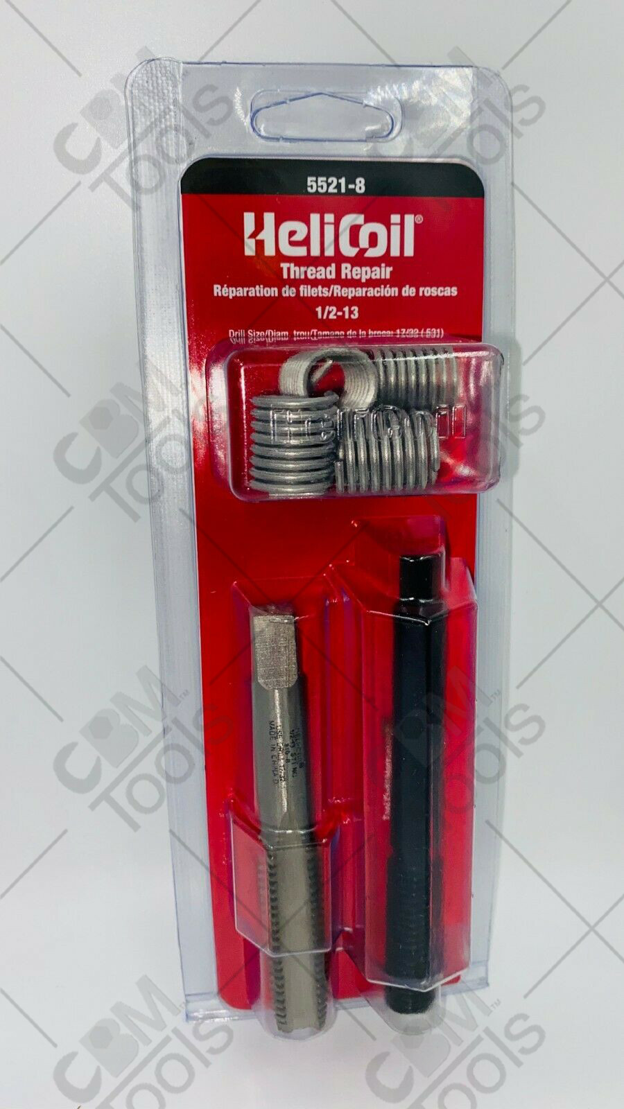 HeliCoil 5521-8 Coarse Thread Repair Kit 1/2-13 Inch 8 Inserts New USA