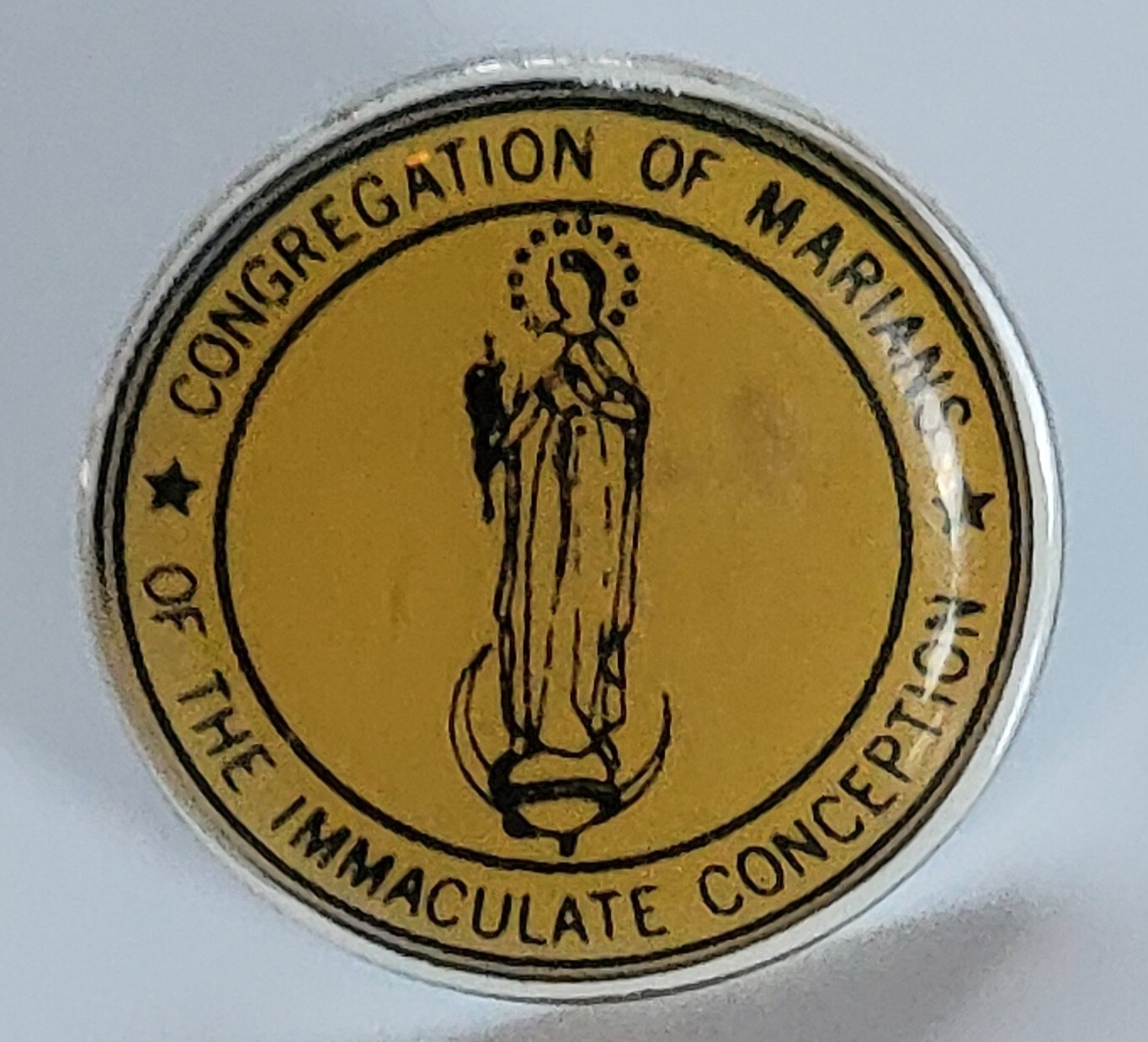 Congregation Of Marians Of The Immaculate Conception Lapel Vest Hat Pin.