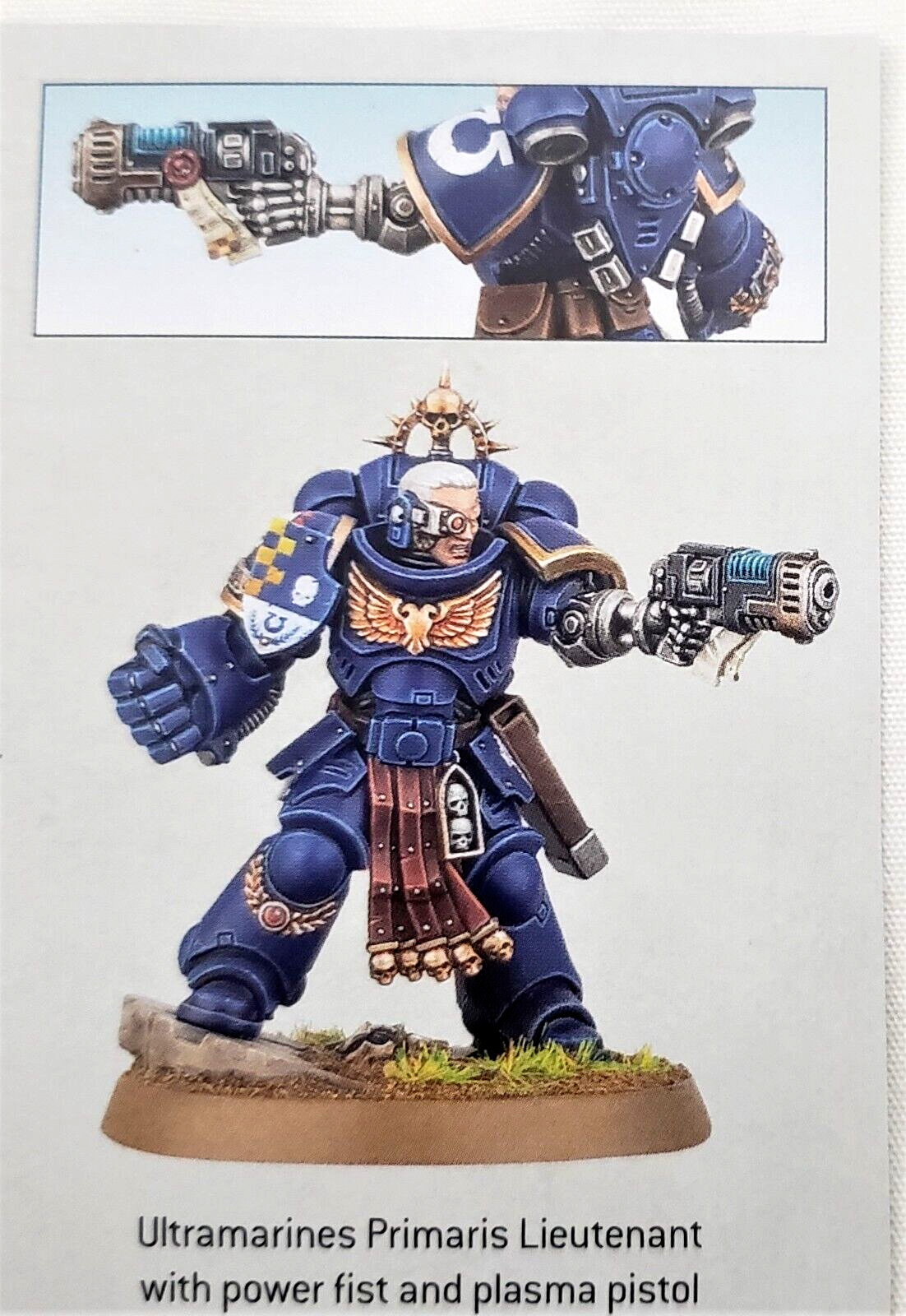 Lieutenant Power Fist Plasma Primaris Space Marines 40K Agastus (#4010)
