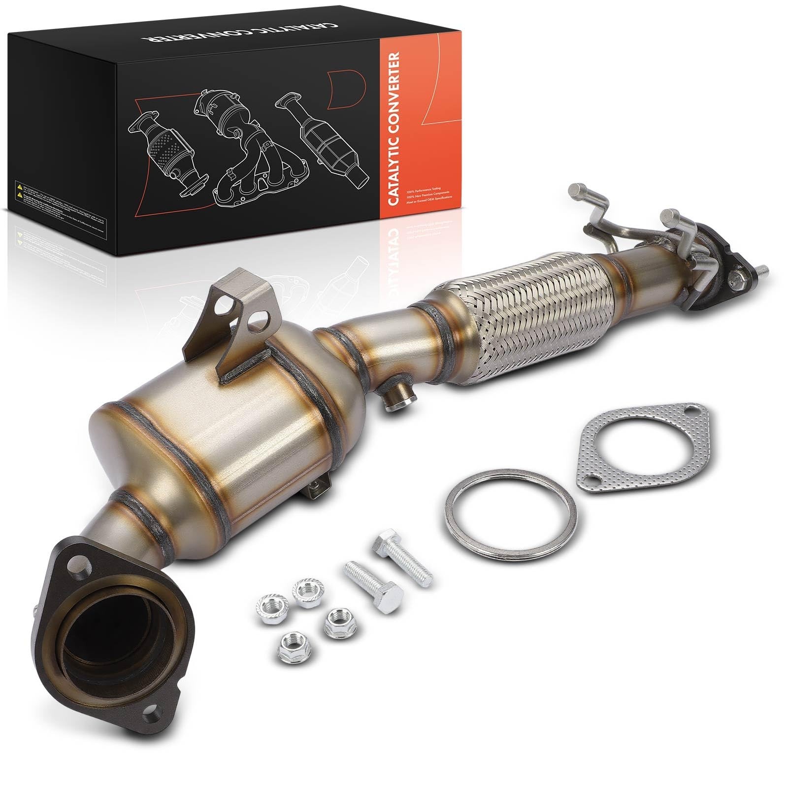 A-Premium Front Catalytic Converter, E.P.A Compliant | Compatible with Ford F...
