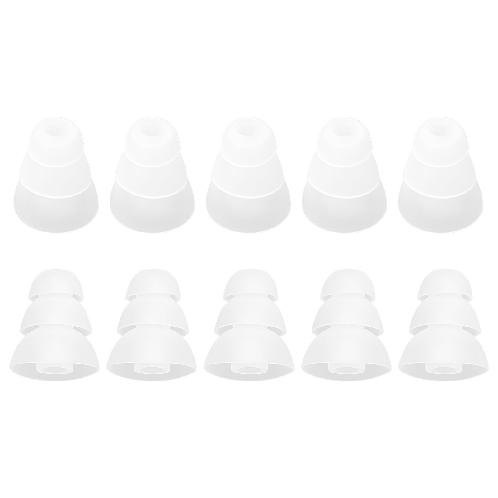 10pcs Replacement Earbuds Tips- Silicone Earpads Fit 5mm In-Ear Headphones