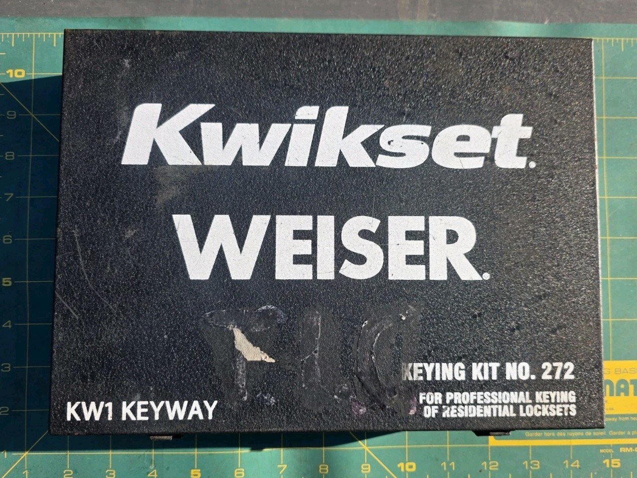 Kwikset Weiser Professional Keying Of Residential Locksets # 272 KW1 Keyway