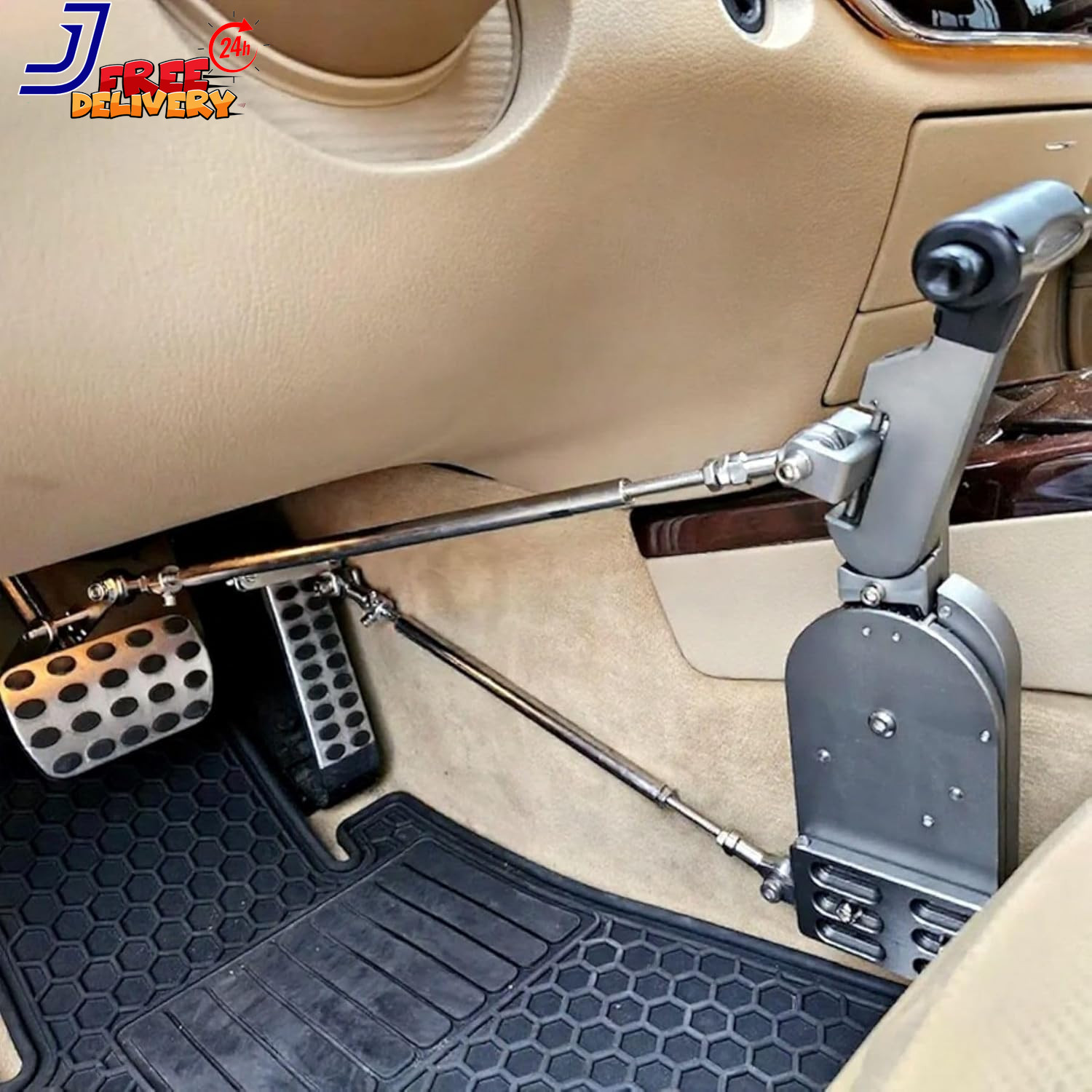 Hand Controls for Disabled Drivers Push and Pull for Automatic Cars a Permanent