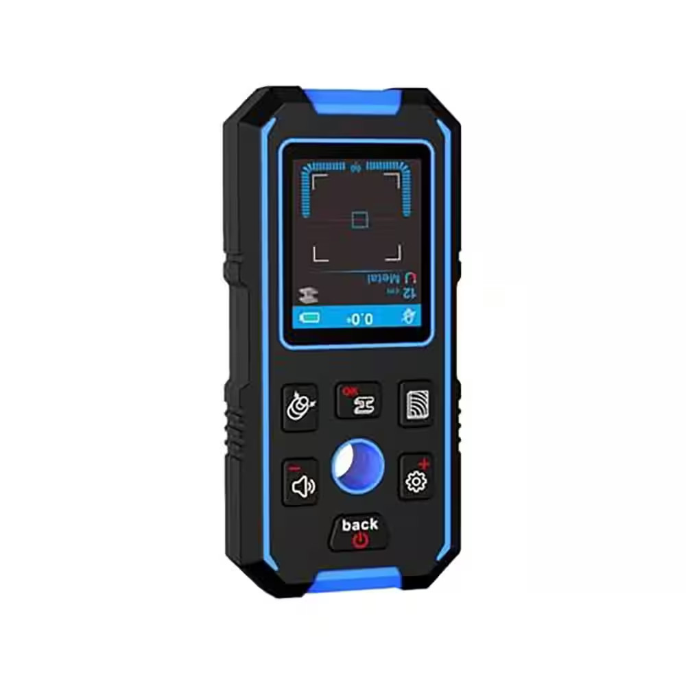 Rechargeable Wall Scanner Stud Finder with Locating Holes LCD Display Audio Alar