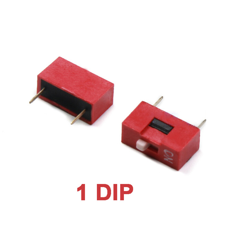 Slide Dip Switch Module 2.54mm DIL SPST PCB Breadboard For Raspberry PI 1P-8P