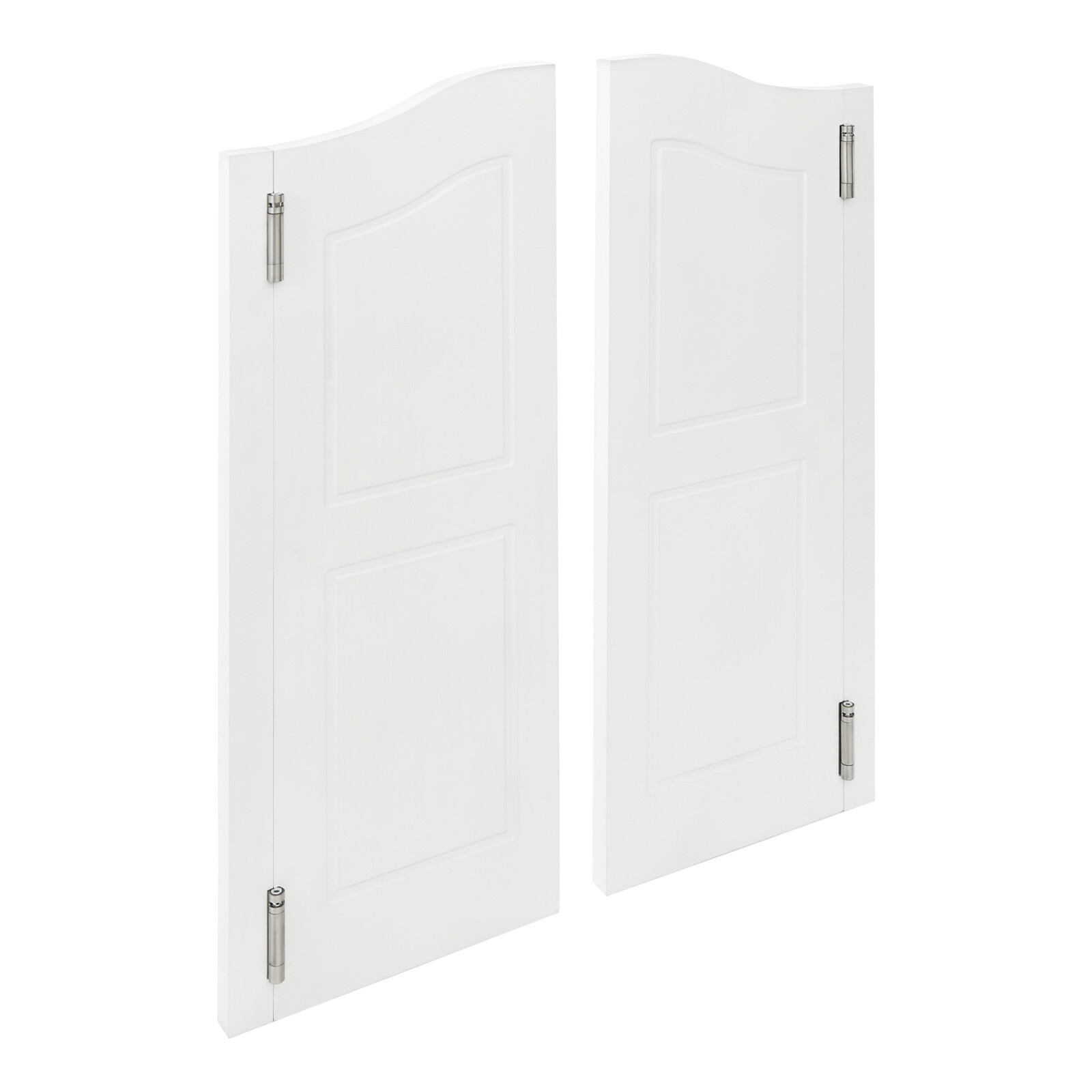 91x107cm Solid Wood Door Partition Door for Shop Entrance Partition White