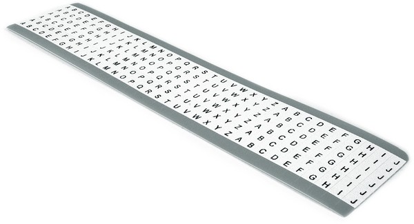 Hellermann Tyton TCWM12 Handi-Pak, 8 Each of A-Z, POS, NEG, GND, White