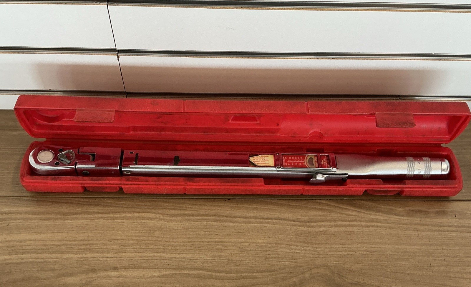 SNAP-ON TQFR 250A 1/2" CLICK TORQUE WRENCH Vintage