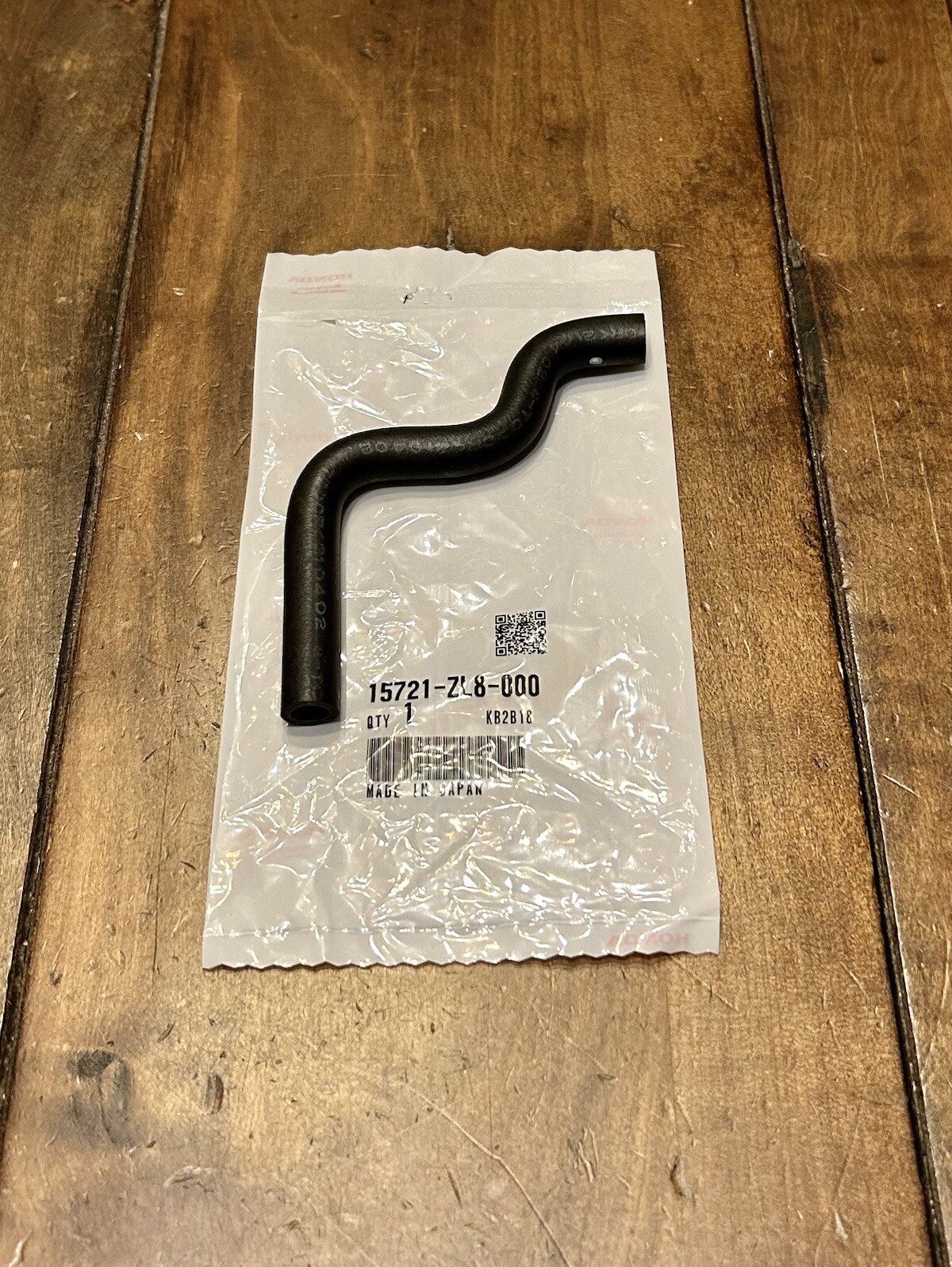 HONDA Breather Tube GC160LA GC190A EN2000 EN2500 15721-ZL8-000 Genuine OEM