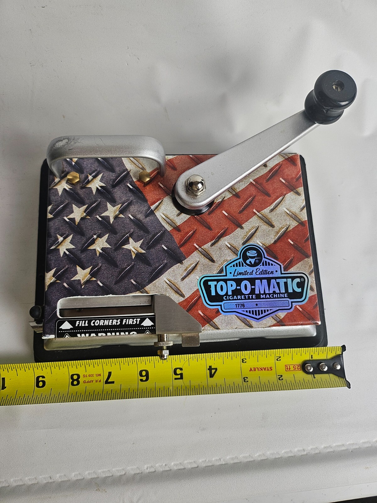 top-o-matic cigarette rolling machine - bi-centennial model