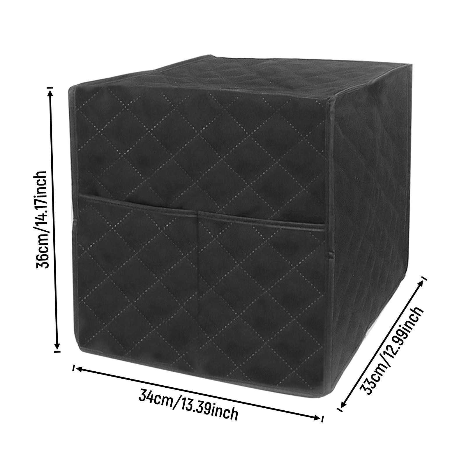 Espresso Machine Quilted Protective Cover Dust Proof with Storage Pocket