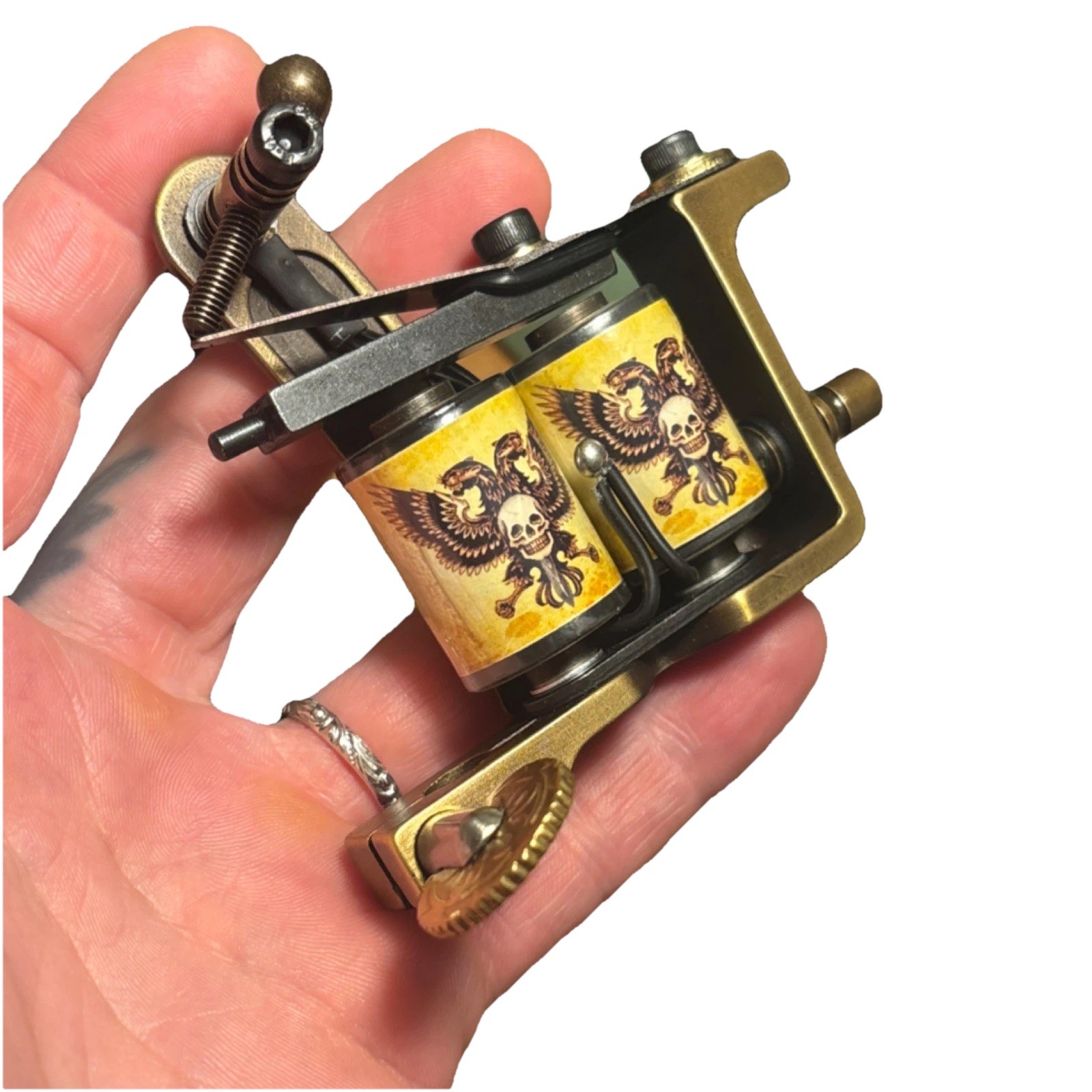 Thomas Supply Hand engraved Compass Brass Tattoo Machine