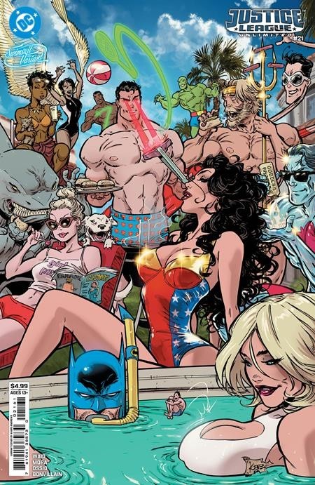 JUSTICE LEAGUE UNLIMITED #21 KAARE ANDREWS SWIMSUIT VARIANT NM DC COMICS 2026