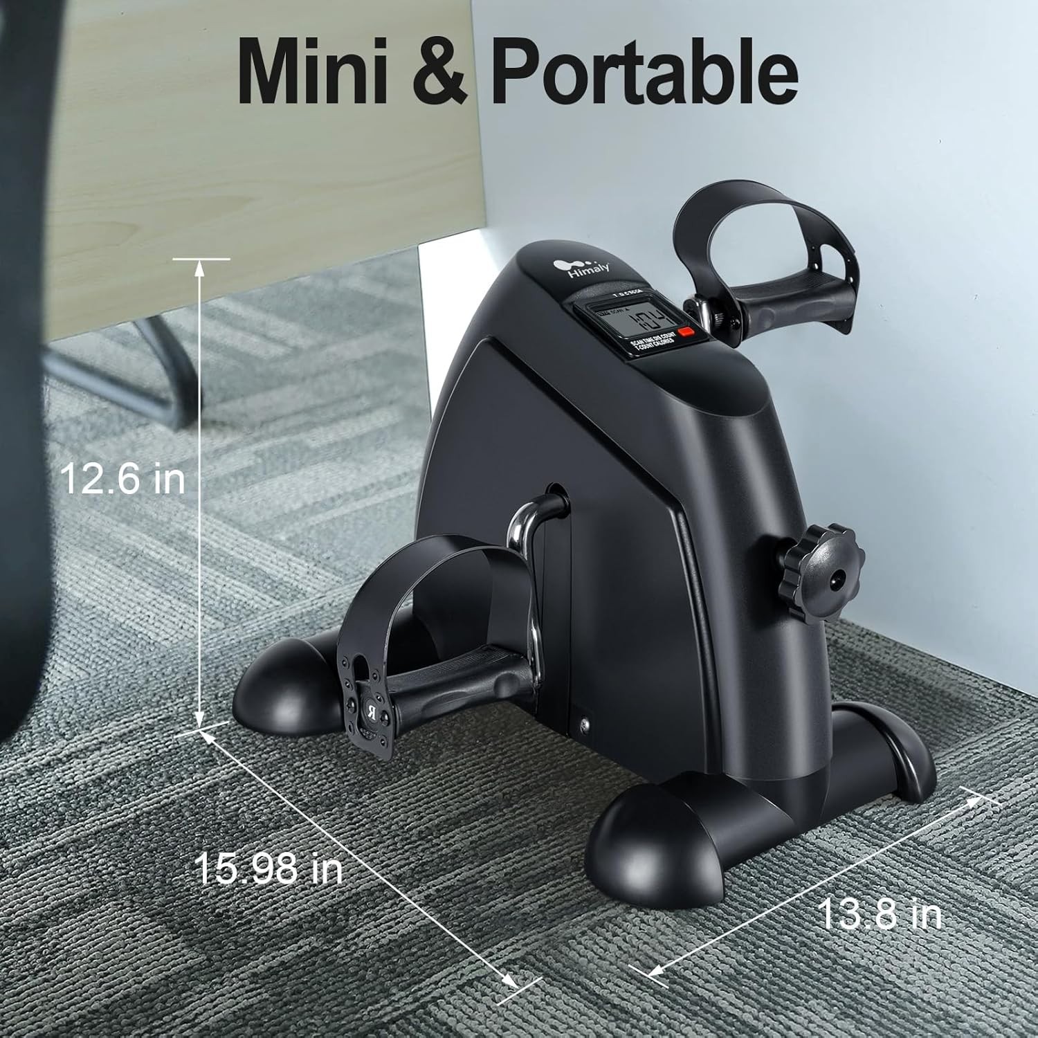 Mini Exercise Bike with Adjustable Resistance – Ideal For Home & Office