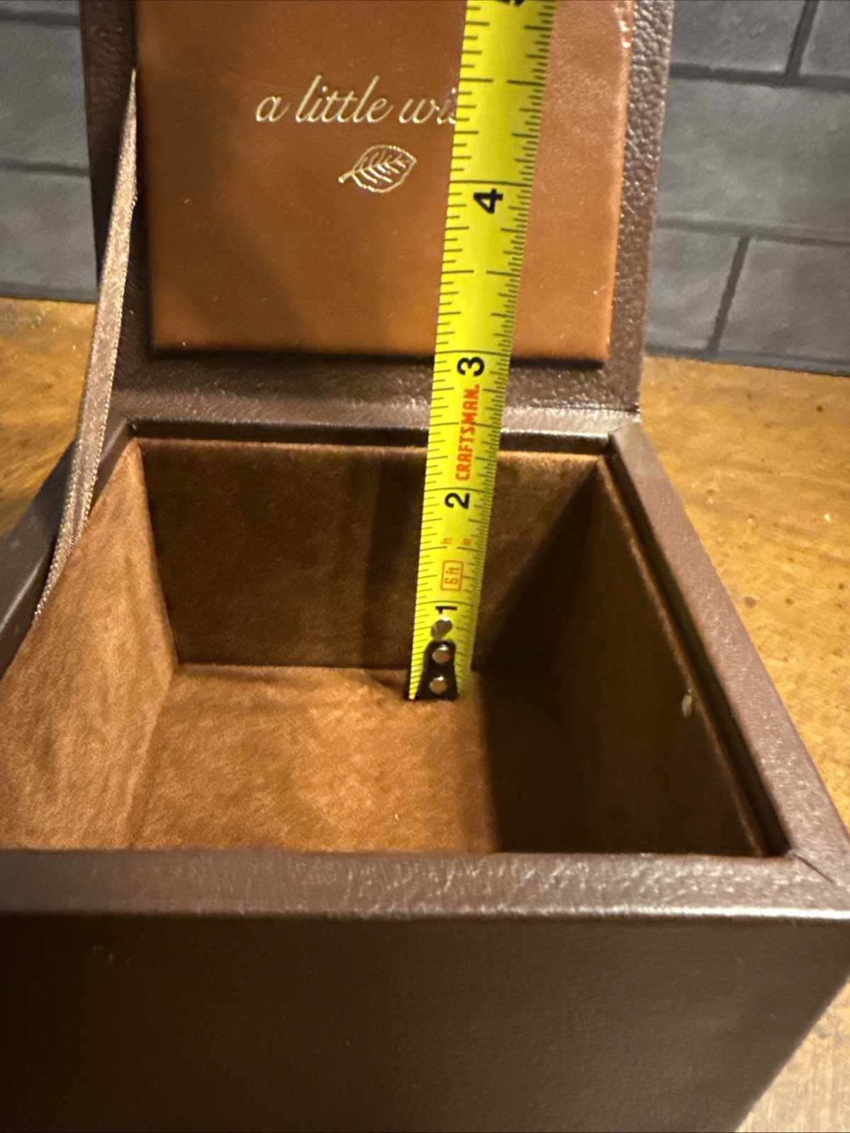 Hallmark Signature leather Wish Box