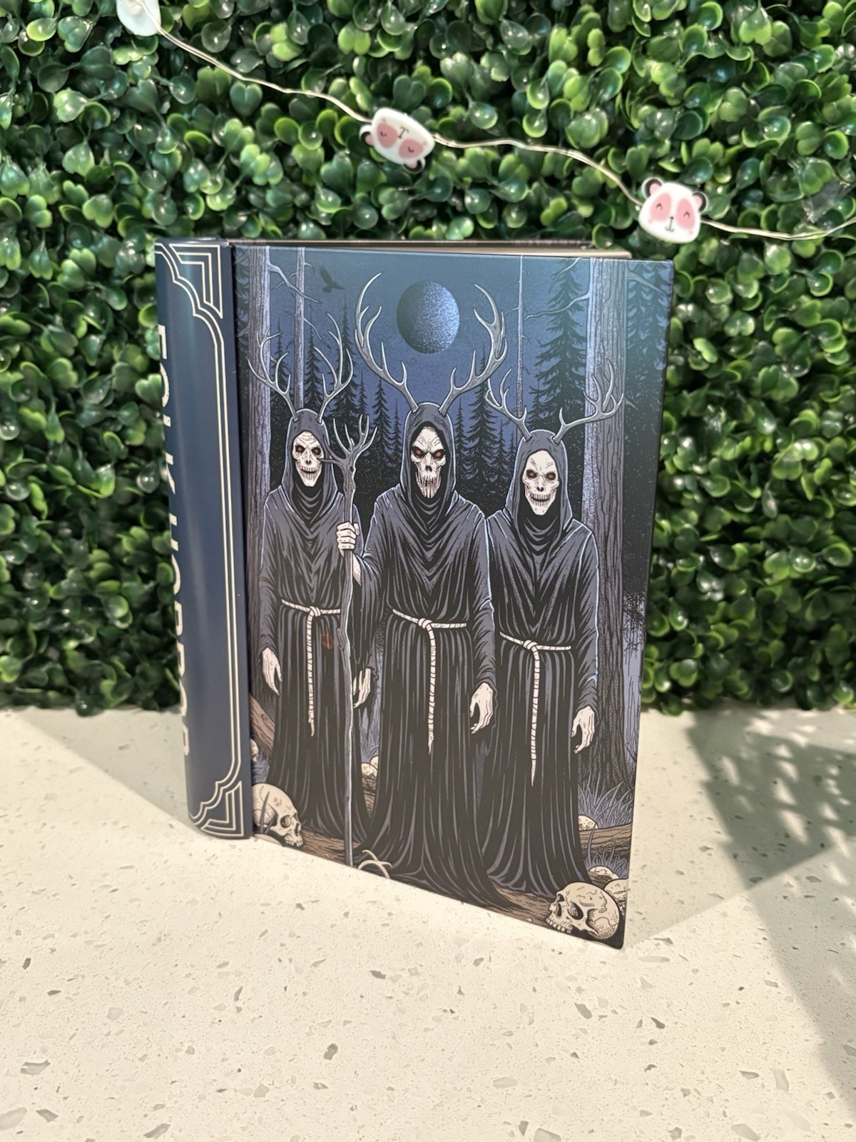 Metal Book Box Horror Halloween Secret Hidden