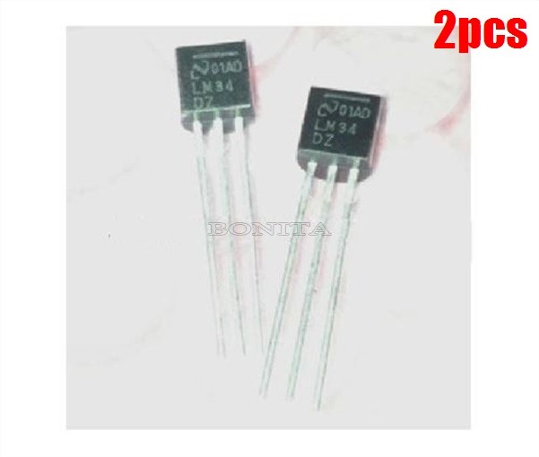 2Pcs LM34DZ LM34 Precision Fahrenheit Temp. Sensor New Ic vq