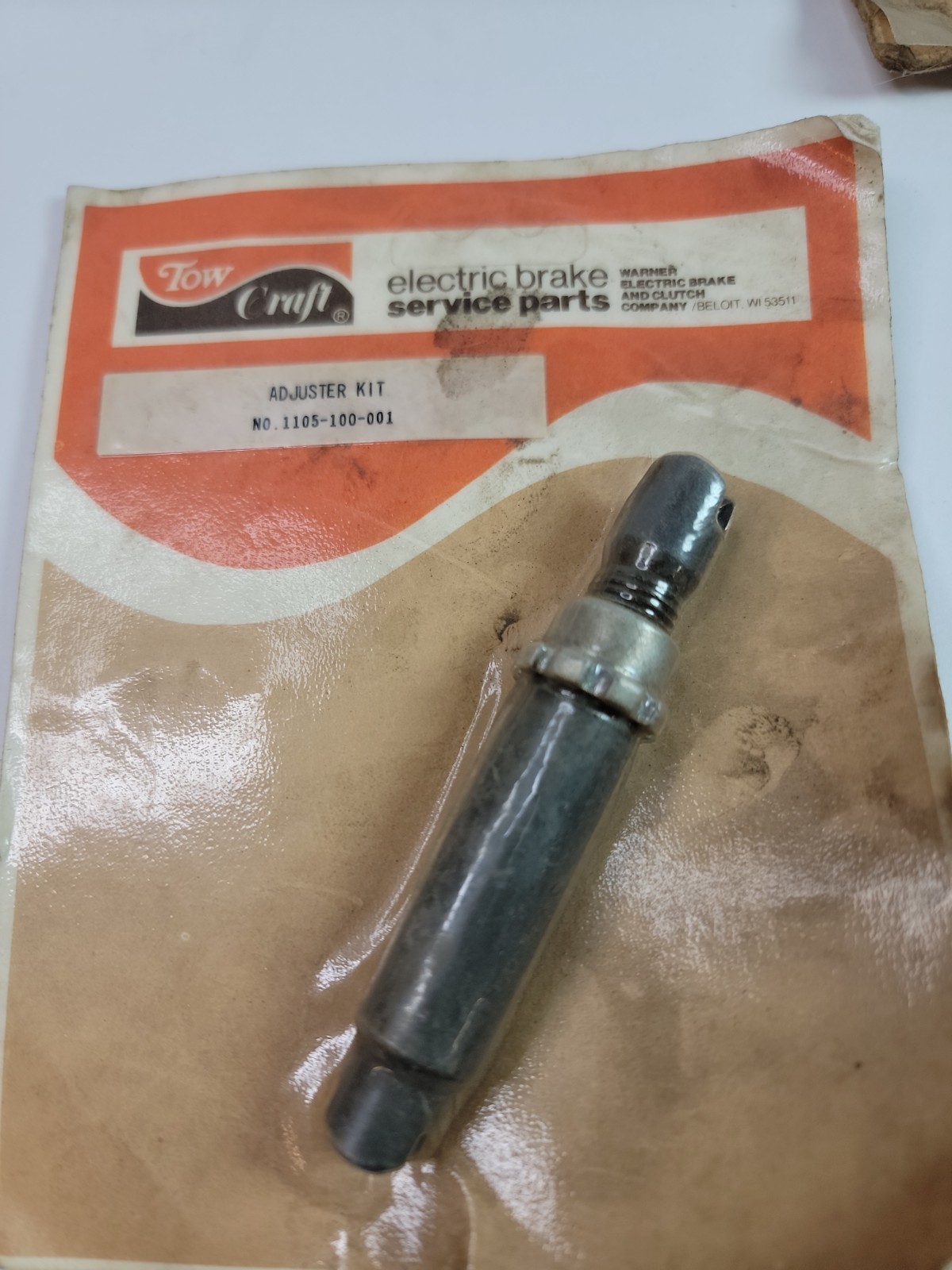 NOS Tow Craf Warner Electric Brake Adjuster Kit 1105-100-001 Trailer Brake Part