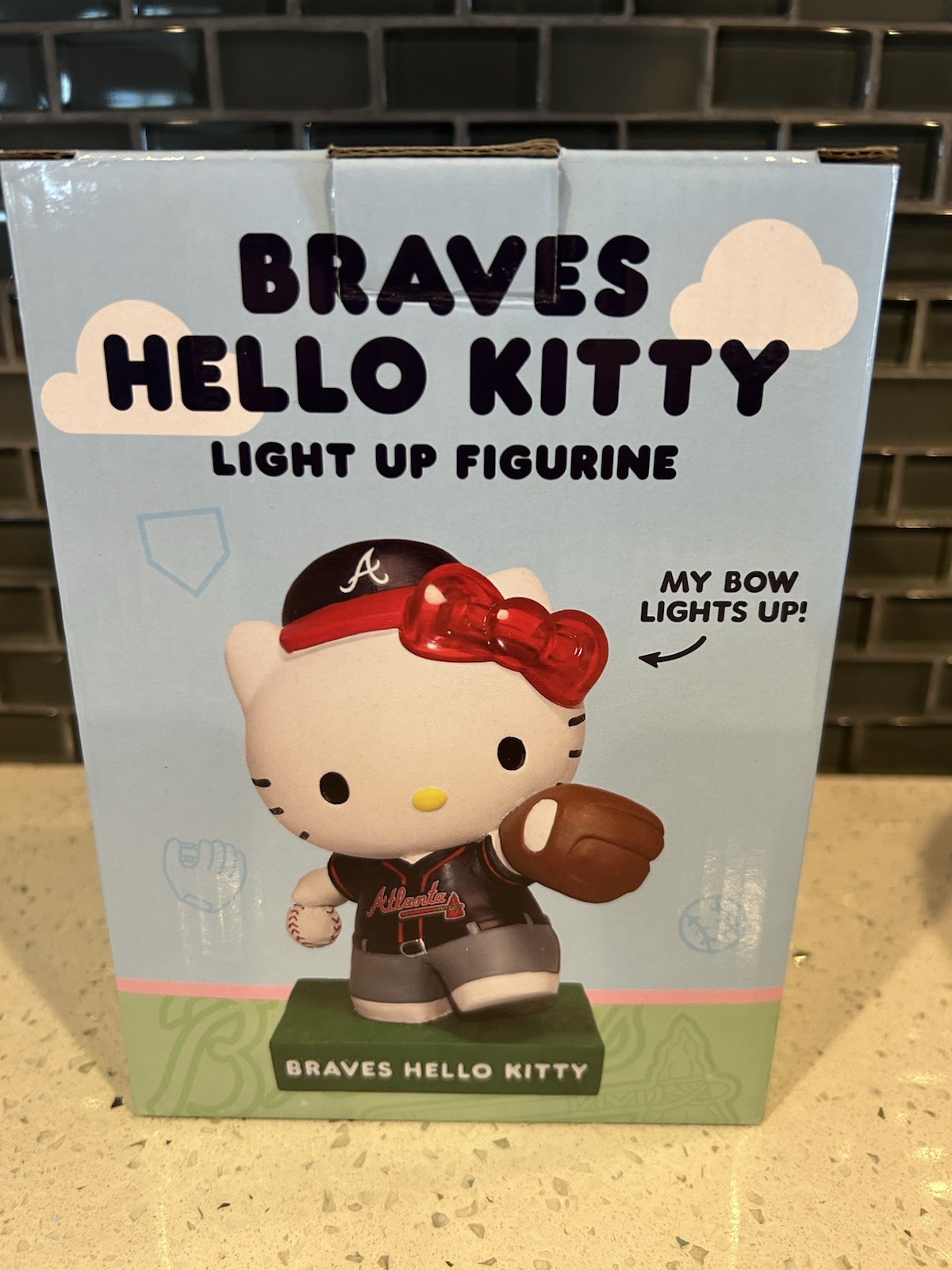 Hello Kitty Atlanta Braves Figurine Special Ticket Package 4/10/25 Same Day Ship