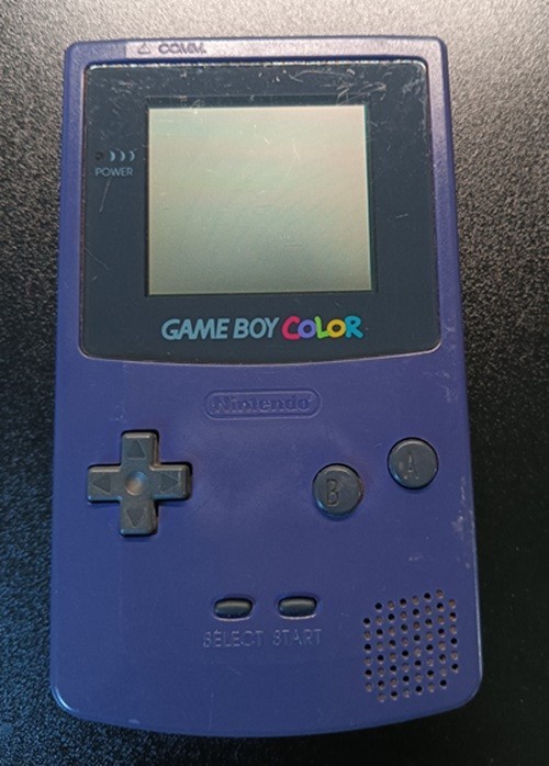 Game Boy Color Game Console CGB-001 Purple Tested