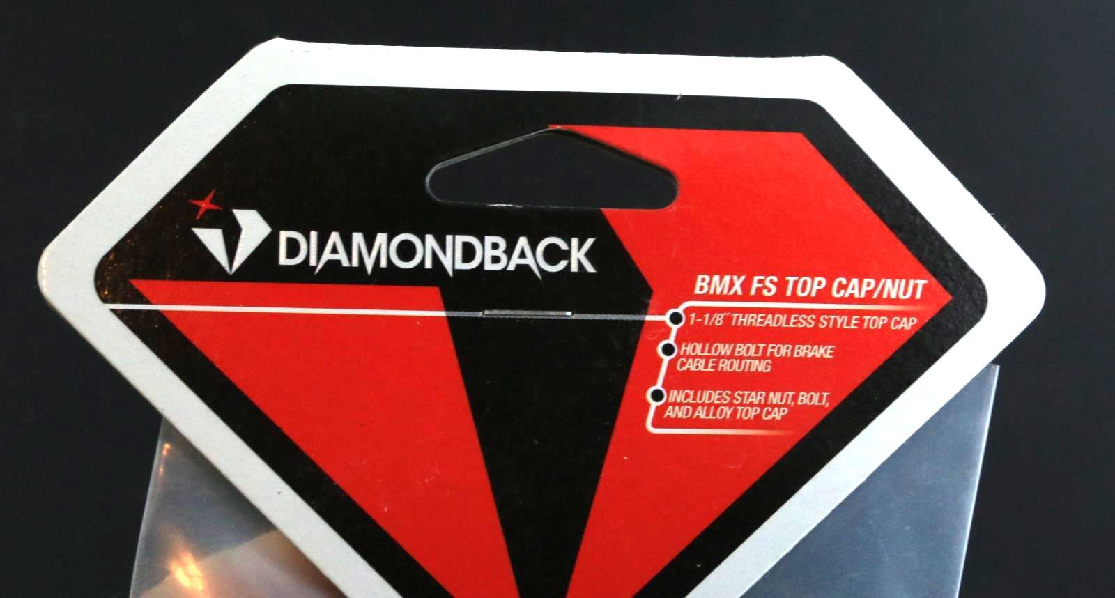 Diamondback 1-1/8" Threadless Freestyle BMX Bike Headset Cap Internal Cable NEW
