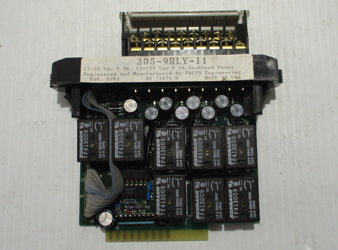 FACTS 305-9RLY-11 OUTPUT MODULE 9-POINT