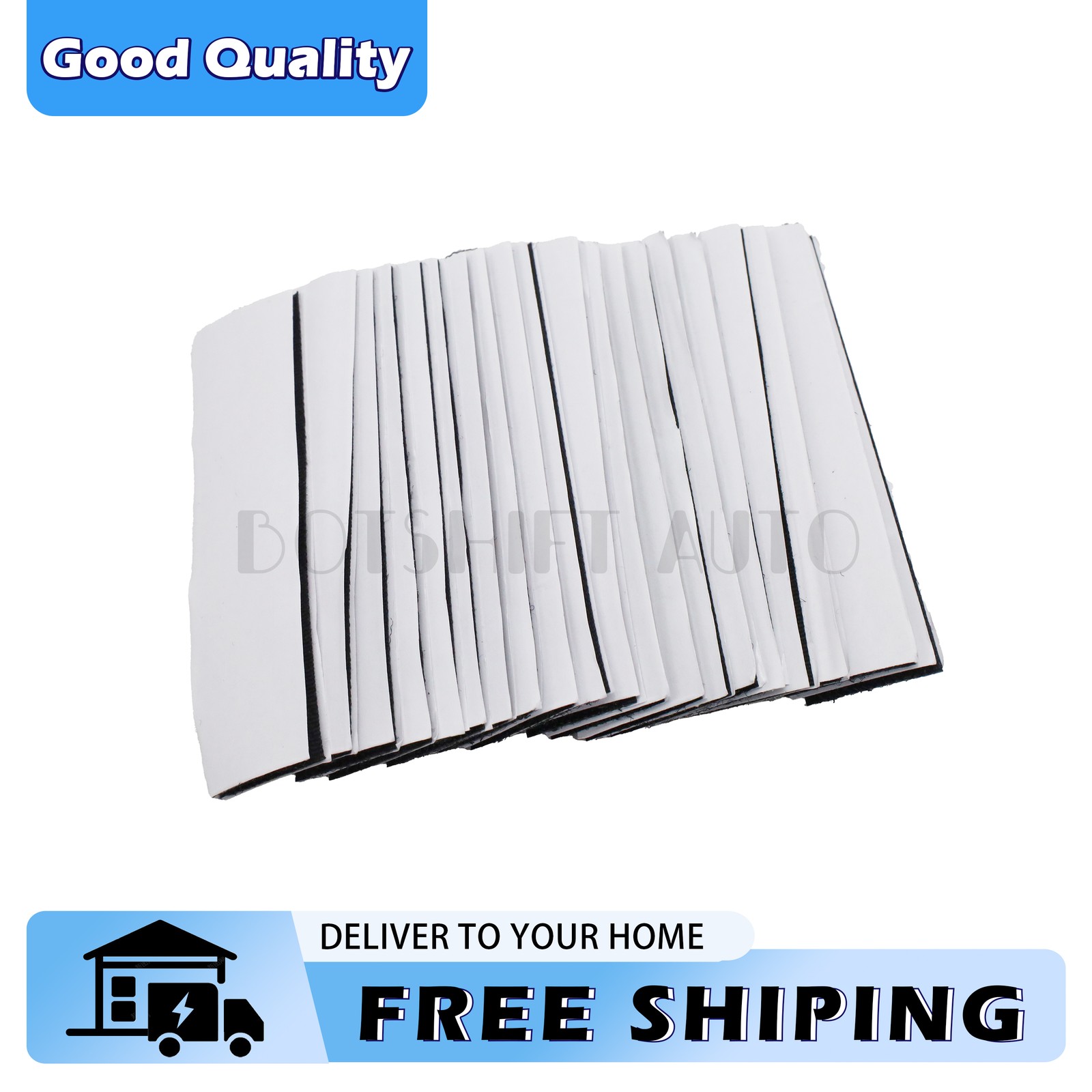 20 Sets HeavyDuty Hook & Loop Adhesive Strips Black Sticky Back Fastener 1x4"