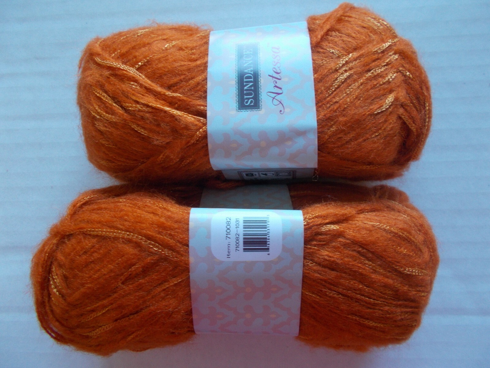 Sundance Artessa fashion yarn, Chili, lot of 2 (72 yds each)