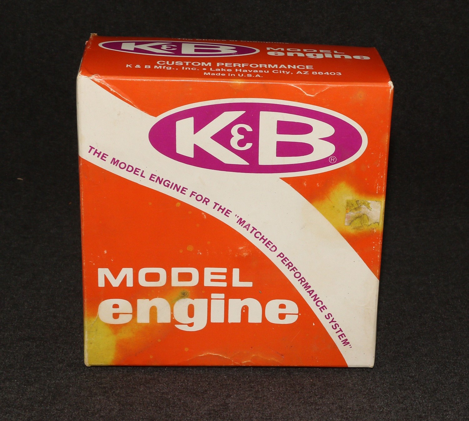 CL Model Airplane Engine K&B 40 No. 4050 +Muffler Aero Bxd