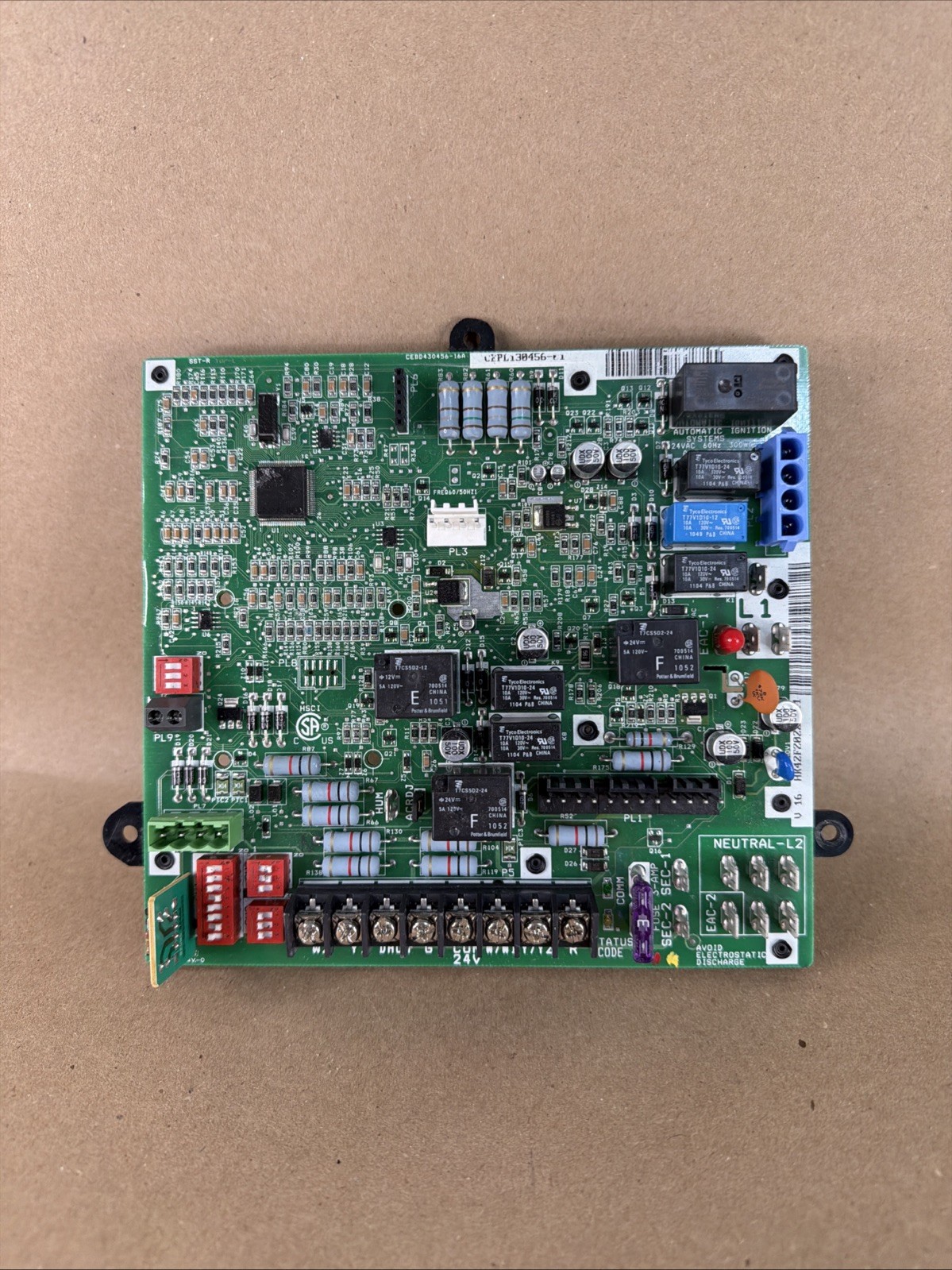 TESTED CEPL130456-01 Furnace Control Board HK42FZ022 CEBD430456-16A