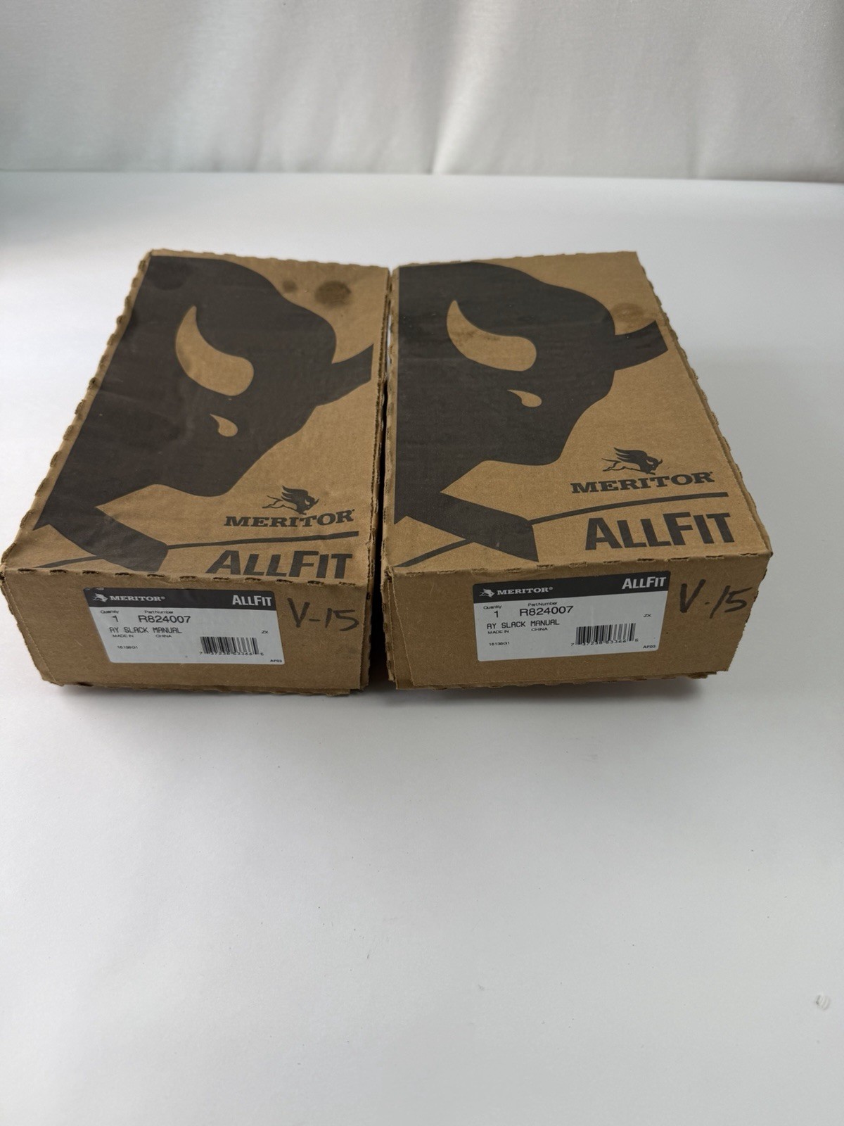 (2) New GENUINE MERITOR MANUAL SLACK ADJUSTER 1.625" 37 SPLINE 6" ARM KN44041