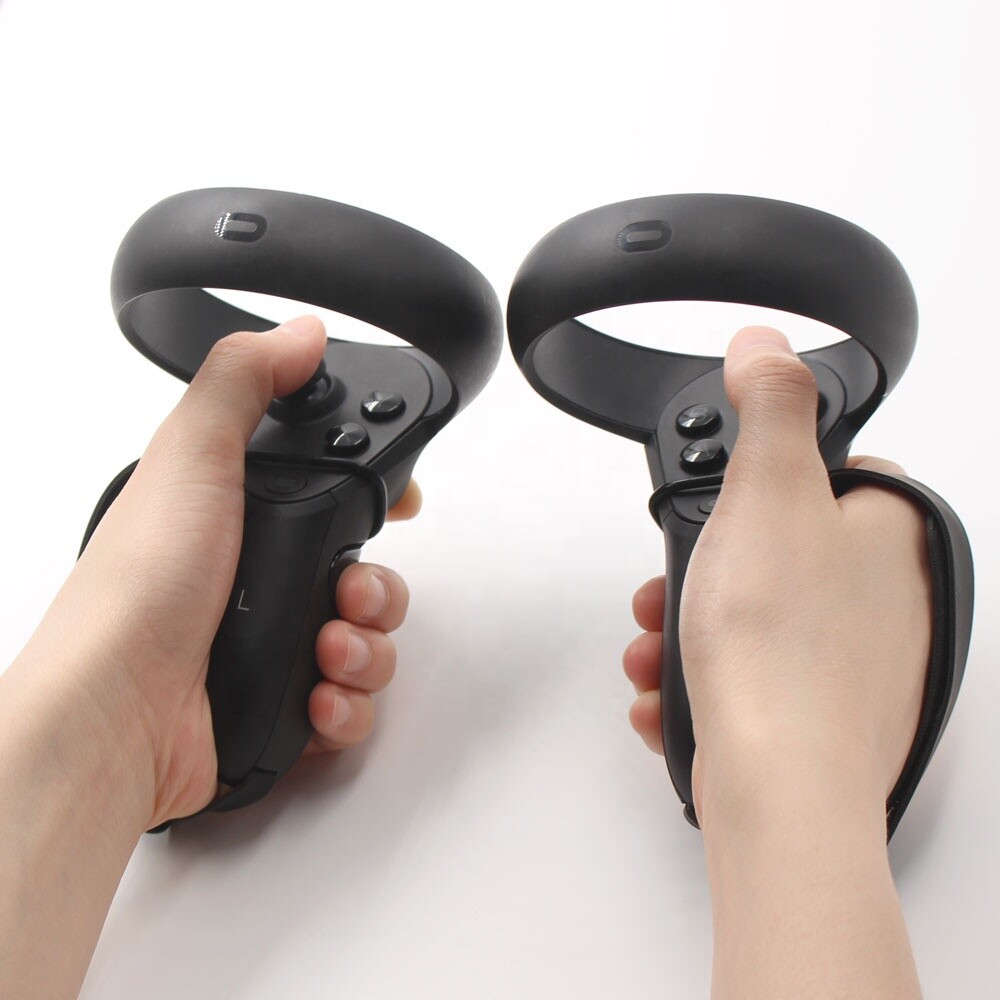 Knuckle Strap for Oculus Quest Touch Controller & VR Headset Lens Dust Cover