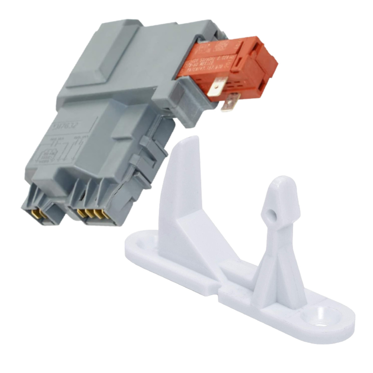131763202 131763310 Washer Lid Lock Striker + Switch Kit For Frigidaire 1-PACK