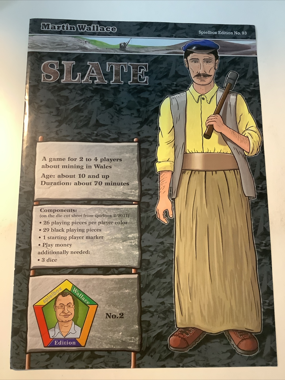 Great Western and SLATE Bag Game By Martin Wallace Spielbox Magazine Ed. No. 92