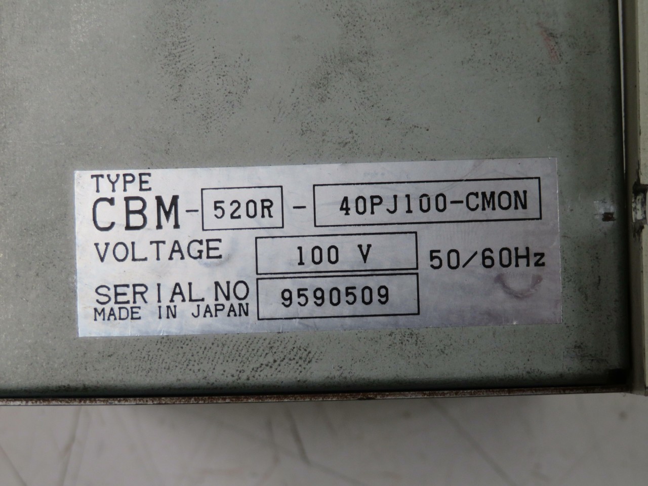 CBM-520R-40PJ100-CMON TERMINAL PANEL PRINTER T180708