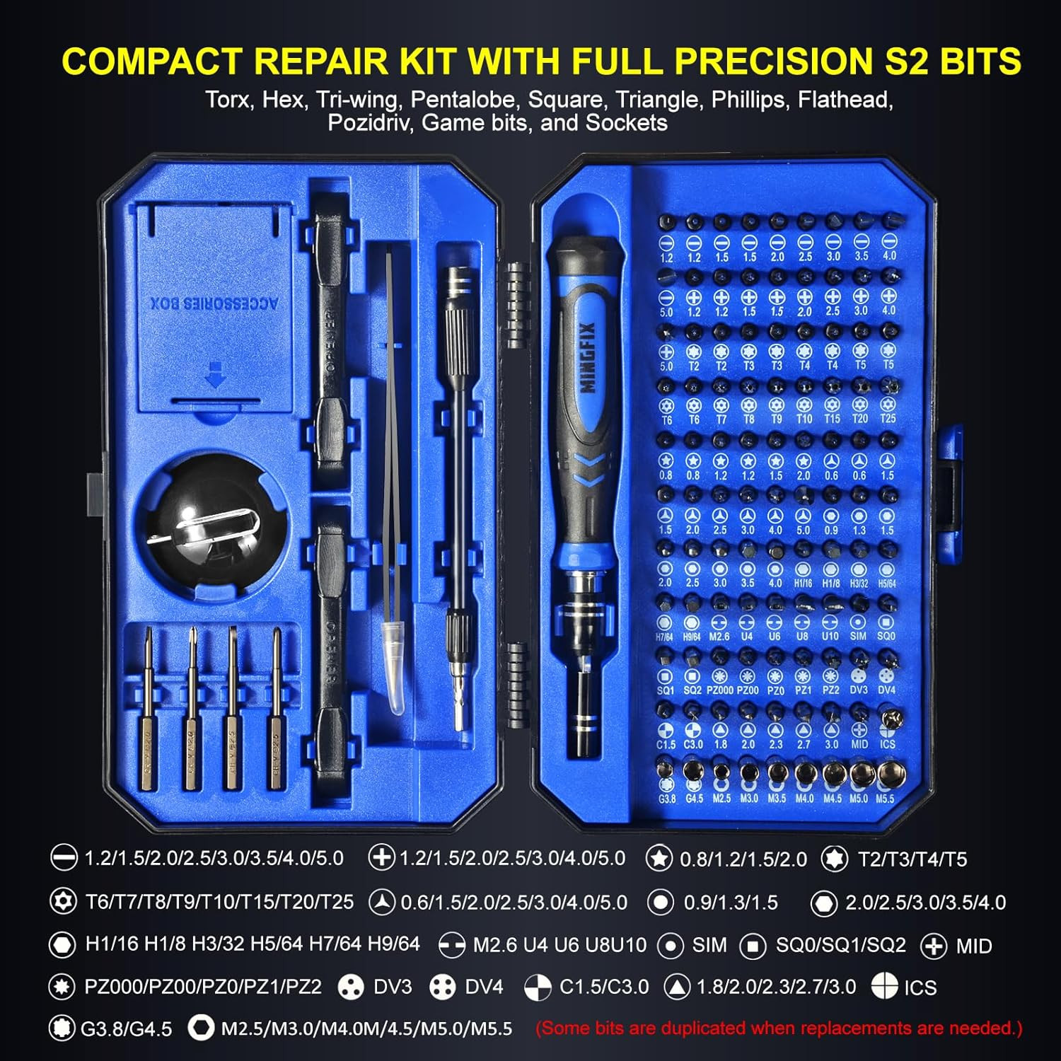 """Gunsmith Screwdriver Set Wheeler Gunsmithing Firearm Tools Kit 103 Bits Pro N